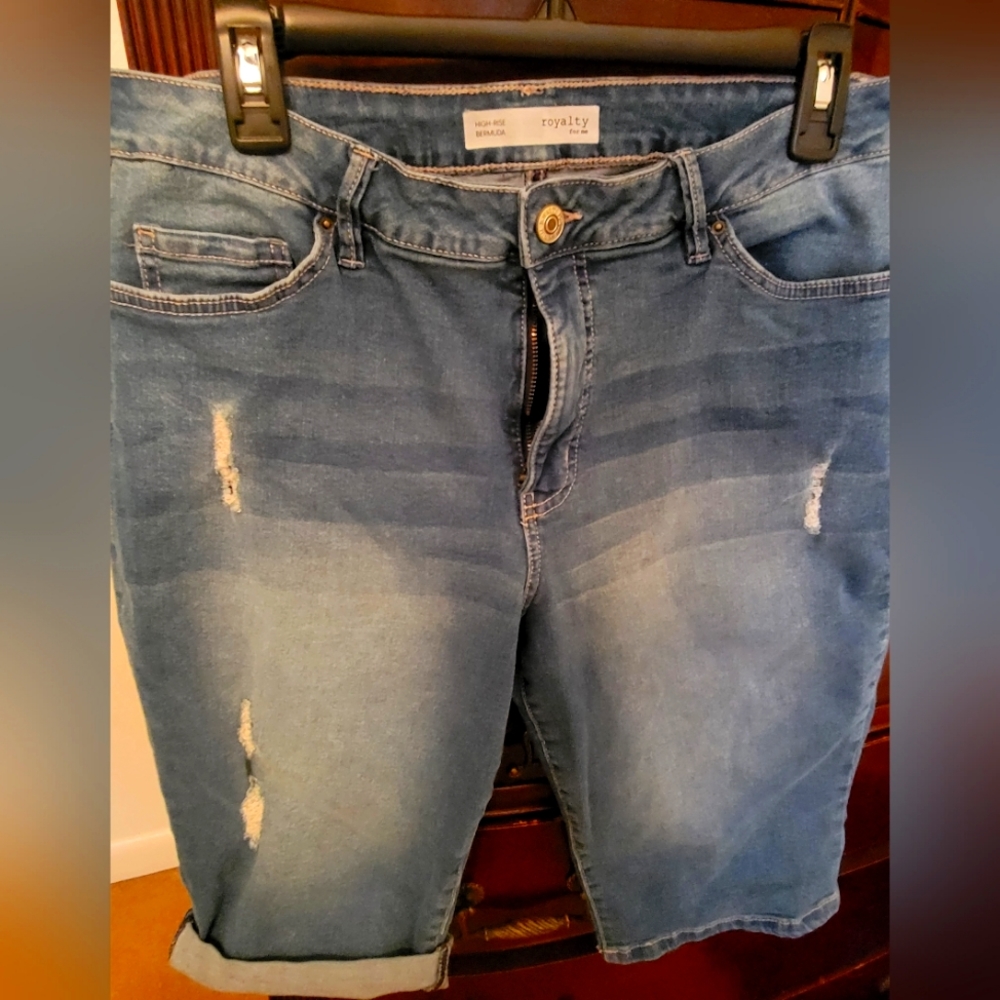 Demin Bermuda Shorts